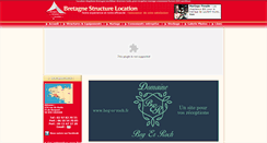 Desktop Screenshot of bretagne-structure-location.com